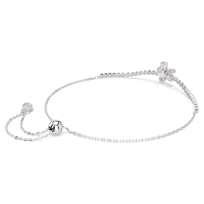 Ariana Grande X Swarovski Bracelet Mixed Cuts, Flower, Multicolored, Rhodium Plated Ariana Grande X Swarovski Bracelet Mixed Cuts, Flower, Multicolored, Rhodium Plated