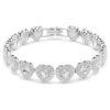 Ariana Grande X Swarovski Bracelet Mixed Cuts, Heart, White, Rhodium Plated
