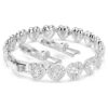 Ariana Grande X Swarovski Bracelet Mixed Cuts, Heart, White, Rhodium Plated