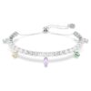 Ariana Grande X Swarovski Bracelet Mixed Cuts, Multicolored, Rhodium Plated Ariana Grande X Swarovski Bracelet Mixed Cuts, Multicolored, Rhodium Plated