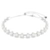 Ariana Grande X Swarovski Choker Crystal Pearl, Round Cut, White, Rhodium Plated