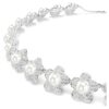 Ariana Grande X Swarovski Choker Crystal Pearl, Round Cut, White, Rhodium Plated
