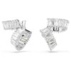 Ariana Grande X Swarovski Ear Cuffs Baguette Cut, White, Rhodium Plated
