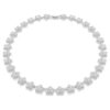 Ariana Grande X Swarovski Necklace Round Cut, Flower, White, Rhodium Plated
