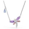 Ariana Grande X Swarovski Pendant Mixed Cuts, Dragonfly, Multicolored, Rhodium Plated Ariana Grande X Swarovski Pendant Mixed Cuts, Dragonfly, Multicolored, Rhodium Plated