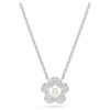 Ariana Grande X Swarovski Set Crystal Pearl, Round Cut, Flower, White, Rhodium Plated