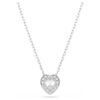 Ariana Grande X Swarovski Set Mixed Cuts, Heart, White, Rhodium Plated Ariana Grande X Swarovski Set Mixed Cuts, Heart, White, Rhodium Plated