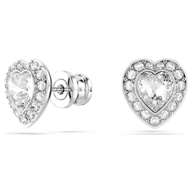 Ariana Grande X Swarovski Set Mixed Cuts, Heart, White, Rhodium Plated Ariana Grande X Swarovski Set Mixed Cuts, Heart, White, Rhodium Plated
