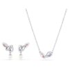 Ariana Grande X Swarovski Set Mixed Cuts, Multicolored, Rhodium Plated