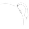 Ariana Grande X Swarovski Y Necklace Mixed Cuts, Dragonfly, Multicolored, Rhodium Plated
