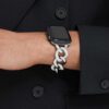Chain Strap for Apple Watch® 40Mm & 41Mm, Silver Tone, Stainless Steel Chain Strap for Apple Watch® 40Mm & 41Mm, Silver Tone, Stainless Steel