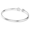 Chroma Bangle Mixed Cuts, Multicolored, Rhodium Plated Chroma Bangle Mixed Cuts, Multicolored, Rhodium Plated