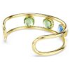 Chroma Cuff Cushion Cut, Multicolored, Gold-Tone Plated