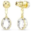 Chroma Drop Earrings Mixed Cuts, Multicolored, Gold-Tone Plated Chroma Drop Earrings Mixed Cuts, Multicolored, Gold-Tone Plated