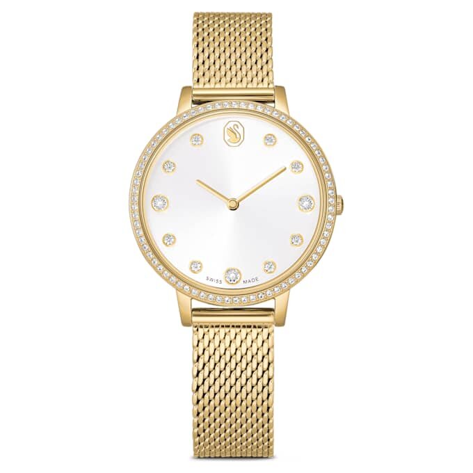 Clarica Watch Swiss Made, Metal Bracelet, Gold Tone, Gold-Tone Finish Clarica Watch Swiss Made, Metal Bracelet, Gold Tone, Gold-Tone Finish