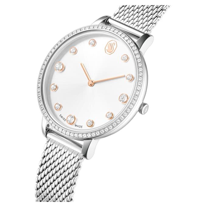 Clarica Watch Swiss Made, Metal Bracelet, Silver Tone, Stainless Steel Clarica Watch Swiss Made, Metal Bracelet, Silver Tone, Stainless Steel