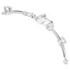 Constella Bracelet Crystal Pearl, Round Cuts, White, Rhodium Plated