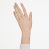 Constella Bracelet Crystal Pearl, Round Cuts, White, Rose Gold-Tone Plated