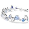Constella Bracelet Mixed Cuts, Blue, Rhodium Plated Constella Bracelet Mixed Cuts, Blue, Rhodium Plated