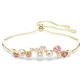 Constella Bracelet Mixed Cuts, Multicolored, Gold-Tone Plated Constella Bracelet Mixed Cuts, Multicolored, Gold-Tone Plated