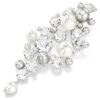 Constella Brooch Crystal Pearl, Round Cut, White, Rhodium Plated Constella Brooch Crystal Pearl, Round Cut, White, Rhodium Plated