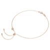 Constella Necklace Crystal Pearl, Round Cuts, White, Rose Gold-Tone Plated