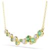 Constella Necklace Mixed Cuts, Green, Gold-Tone Plated Constella Necklace Mixed Cuts, Green, Gold-Tone Plated