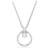 Constella Pendant Pavé, Round Cut, White, Rhodium Plated Constella Pendant Pavé, Round Cut, White, Rhodium Plated