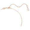 Constella Pendant Pavé, Round Cut, White, Rose Gold-Tone Plated