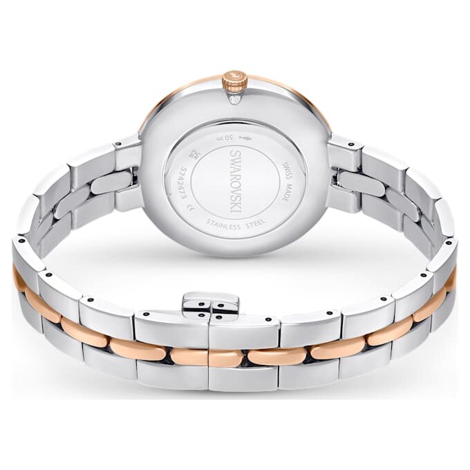 Cosmopolitan Watch Swiss Made, Metal Bracelet, Silver Tone, Mixed Metal Finish Cosmopolitan Watch Swiss Made, Metal Bracelet, Silver Tone, Mixed Metal Finish