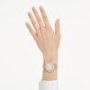 Crystalline Aura Watch Swiss Made, Metal Bracelet, Rose Gold Tone, Rose Gold-Tone Finish