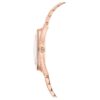 Crystalline Aura Watch Swiss Made, Metal Bracelet, Rose Gold Tone, Rose Gold-Tone Finish
