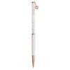 Crystalline Ballpoint Pen Heart, Pink, Pink Lacquered, Rose Gold-Tone Plated Crystalline Ballpoint Pen Heart, Pink, Pink Lacquered, Rose Gold-Tone Plated