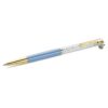Crystalline Ballpoint Pen Minions, Blue, Gold-Tone Plated Crystalline Ballpoint Pen Minions, Blue, Gold-Tone Plated