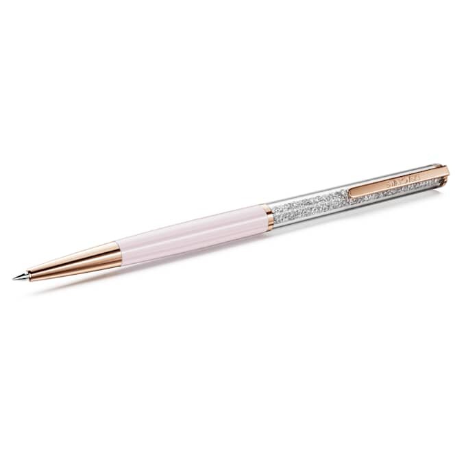 Crystalline Ballpoint Pen Pink, Pink Lacquered, Rose Gold-Tone Plated Crystalline Ballpoint Pen Pink, Pink Lacquered, Rose Gold-Tone Plated