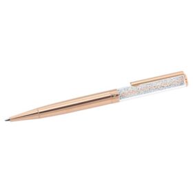 Crystalline Ballpoint Pen Rose Gold Tone, Rose Gold-Tone Plated