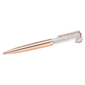 Crystalline Ballpoint Pen Swan, Rose Gold Tone, Rose Gold-Tone Plated