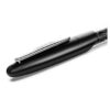Crystalline Rollerball Pen Black, Chrome Plated