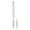 Crystalline Rollerball Pen White, Rose Gold-Tone Plated Crystalline Rollerball Pen White, Rose Gold-Tone Plated