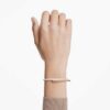 Dextera Bangle Magnetic Closure, White, Rose Gold-Tone Plated Dextera Bangle Magnetic Closure, White, Rose Gold-Tone Plated