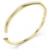 Dextera Bangle Octagon Shape, Round Cut, White, Gold-Tone Plated Dextera Bangle Octagon Shape, Round Cut, White, Gold-Tone Plated