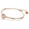 Dextera Bangle Round Cut, White, Rose Gold-Tone Plated Dextera Bangle Round Cut, White, Rose Gold-Tone Plated