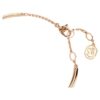 Dextera Bangle Round Cut, White, Rose Gold-Tone Plated Dextera Bangle Round Cut, White, Rose Gold-Tone Plated