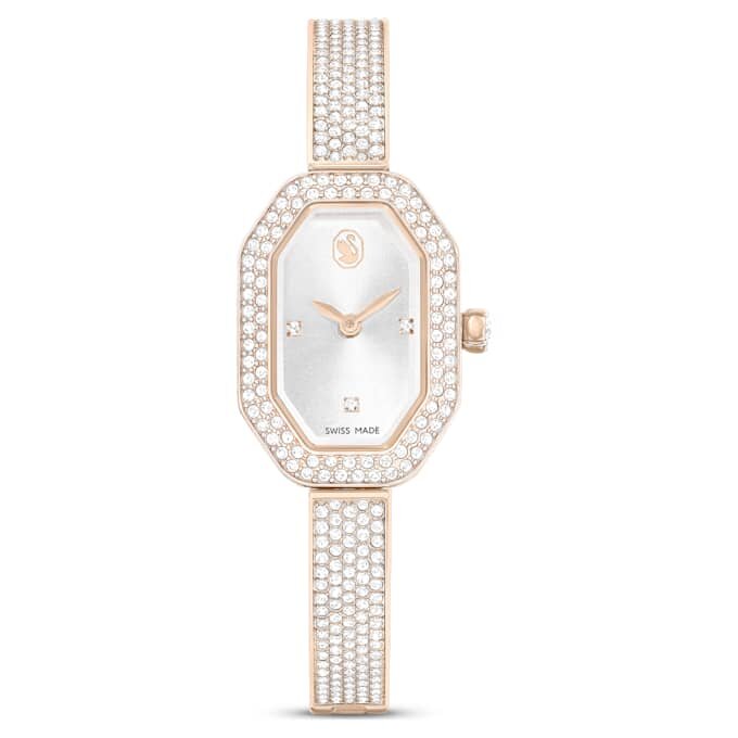 Dextera Bangle Watch Swiss Made, Metal Bracelet, Gold Tone, Champagne Gold-Tone Finish Dextera Bangle Watch Swiss Made, Metal Bracelet, Gold Tone, Champagne Gold-Tone Finish