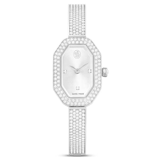 Dextera Bangle Watch Swiss Made, Metal Bracelet, Silver Tone, Stainless Steel Dextera Bangle Watch Swiss Made, Metal Bracelet, Silver Tone, Stainless Steel