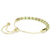 Dextera Bracelet Round Cut, Green, Gold-Tone Finish Dextera Bracelet Round Cut, Green, Gold-Tone Finish