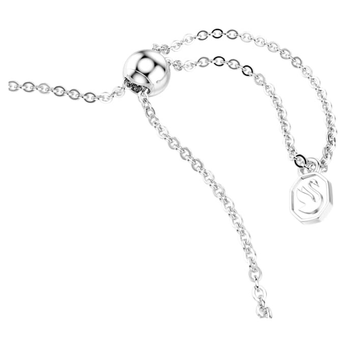 Dextera Bracelet Round Cut, White, Stainless Steel Dextera Bracelet Round Cut, White, Stainless Steel