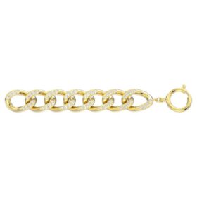 Dextera Extender White, Gold-Tone Plated