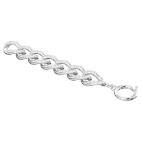 Dextera Extender White, Rhodium Plated