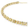 Dextera Necklace Round Cut, White, Gold-Tone Finish